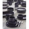 image:imageLenox Silverware Set Modulus Satin Black 20Piece Flatware Set Service For 4 1810 Stainless Steel Dishwasher Safe Cutlery Sets Kitchen Utensils Knives Spoons And Forks Home Black 20 PiecesSilver
