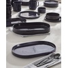image:imageLenox Silverware Set Modulus Satin Black 20Piece Flatware Set Service For 4 1810 Stainless Steel Dishwasher Safe Cutlery Sets Kitchen Utensils Knives Spoons And Forks Home Black 20 PiecesBlack