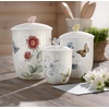 image:imageLenox Butterfly Meadow 3Piece Canister Set 660 LB MultiRound Canisters  Set of 3