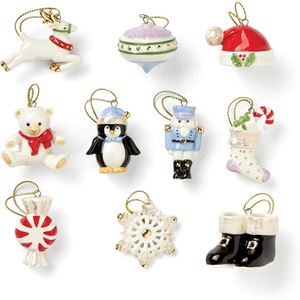 image:imageLenox 893634 The Nutcracker 10Piece Ornament amp Tree Set Display Stand10Piece Ornament Set  Christmas Memories