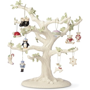 image:imageLenox 893634 The Nutcracker 10Piece Ornament amp Tree Set Display StandOrnament Tree and 10Piece Ornament Set  Christmas Memories