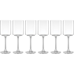 image:imageLenox 897428 Tuscany Classics Straight White Wine Glasses Set of 6Red Wine Glasses