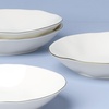 image:imageLenox Blue Bay 4Piece Dessert Mug Set 275 LBPasta Bowls  White  Set of 4