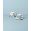 image:imageLenox Blue Bay 4Piece Dessert Mug Set 275 LBTeacup  Saucer Set