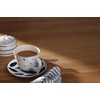 image:imageLenox Blue Bay 4Piece Dessert Mug Set 275 LBTeacup  Saucer Set
