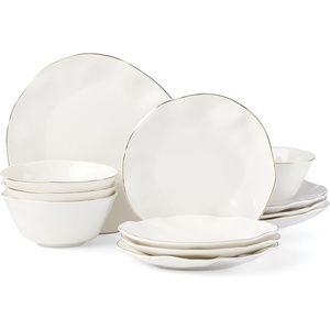 image:imageLenox Blue Bay 4Piece Dessert Mug Set 275 LB12Piece Dinnerware Set  White