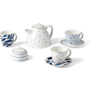 image:imageLenox Blue Bay 4Piece Dessert Mug Set 275 LB9Piece Tea Set
