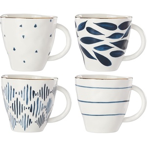 image:imageLenox Blue Bay 4Piece Dessert Mug Set 275 LBDessert Mugs  Set of 4