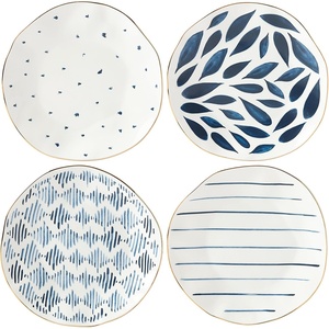 image:imageLenox Blue Bay 4Piece Dessert Mug Set 275 LBDessert Plates  Set of 4