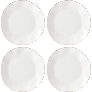 image:imageLenox Blue Bay 4Piece Dessert Mug Set 275 LBDinner Plates  Set of 4  White