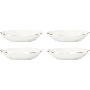 image:imageLenox Blue Bay 4Piece Dessert Mug Set 275 LBPasta Bowls  White  Set of 4