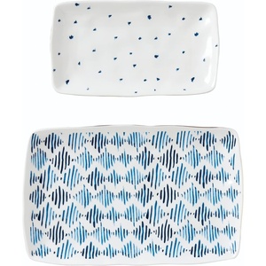 image:imageLenox Blue Bay 4Piece Dessert Mug Set 275 LBPlatters  Set of 2