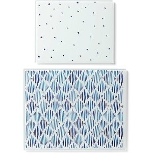 image:imageLenox Blue Bay 4Piece Dessert Mug Set 275 LBPrep Boards  Set of 2