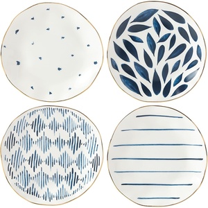 image:imageLenox Blue Bay 4Piece Dessert Mug Set 275 LBTidbit Plates