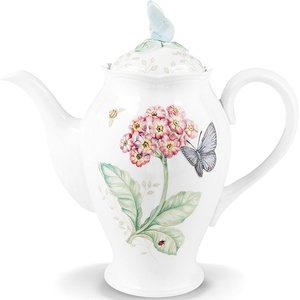 image:imageLenox Butterfly Meadow Teapot 28 LB MultiCoffepot with Lid
