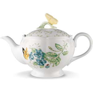 image:imageLenox Butterfly Meadow Teapot 28 LB MultiTeapot with Lid  Multicolored
