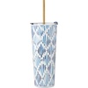 image:imageLenox 895898 Blue Bay Ikat Pattern Stainless Steel Cocktail TumblerIkat