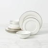 image:imageLenox 100210042 Federal Platinum Saucer12Piece Dinnerware Set