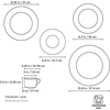 image:imageLenox 887787 Venetian Lace Gold Cup5Piece Place Setting