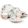 image:imageLenox Sprig amp Vine 12Piece Dinnerware Set 1730 LB White12Piece Dinnerware Set