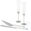 image:imageKate Spade New York Take The Cake 2Piece Champagne Flute Set 2 Count Pack of 1 ClearDessert Set