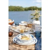 image:imageLenox 895238 Blue Bay Melamine Salad Bowl with Servers Lightweight Melamine Material16Piece Dinnerware Set