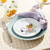 image:imageLenox 895685 Peanuts Easter Snoopy Covered Candy Dish Spring ServewareAccent Plates  Set of 4