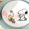 image:imageLenox 895685 Peanuts Easter Snoopy Covered Candy Dish Spring ServewareAccent Plates  Set of 4