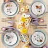 image:imageLenox 895685 Peanuts Easter Snoopy Covered Candy Dish Spring ServewareAccent Plates  Set of 4