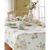 image:imageLenox Butterfly Meadow 60x120 Rectangle Tablecloth  Machine Washable WrinkleResistant Table Cover52inch by 70inch Oblong  Rectangle Tablecloth
