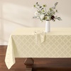 image:imageLenox Laurel Leaf 90 Round Tablecloth WhiteIvory