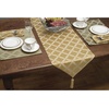 image:imageLenox Laurel Leaf 90 Round Tablecloth WhitePlatinum
