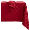 image:imageLenox Laurel Leaf 90 Round Tablecloth WhiteRed