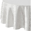 image:imageLenox Laurel Leaf 90 Round Tablecloth WhiteWhite