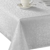 image:imageLenox Opal Innocence 60x102 Oblong Tablecloth IvoryPlatinum