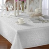 image:imageLenox Opal Innocence 60x102 Oblong Tablecloth IvoryPlatinum