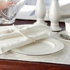 image:imageLenox Opal Innocence Cloth Napkins  Reusable Dinner Napkins  Machine Washable  Set of 4  WhiteWhite