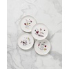 image:imageLenox Snoopy Valentines Day Collection Valentines Day Home Dcor and Serveware FigurineAccent Plates  Set of 4