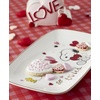 image:imageLenox Snoopy Valentines Day Collection Valentines Day Home Dcor and Serveware FigurineHeart Plates  Set of 4