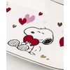 image:imageLenox Snoopy Valentines Day Collection Valentines Day Home Dcor and Serveware FigurineHeart Plates  Set of 4