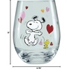 image:imageLenox Snoopy Valentines Day Collection Valentines Day Home Dcor and Serveware FigurineTumblers  Set of 4