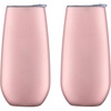image:imageCambridge 6 Oz Pink Champagne Flutes Set Of 2 2 Count No Color