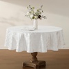 image:imageLenox Laurel Leaf 90 Round Tablecloth WhiteWhite