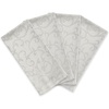 image:imageLenox Opal Innocence Cloth Napkins  Reusable Dinner Napkins  Machine Washable  Set of 4  WhitePlatinum