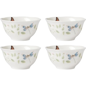 image:imageLenox 894543 Butterfly Meadow Vines 4Piece Rice Bowl SetRice Bowls  Set of 4