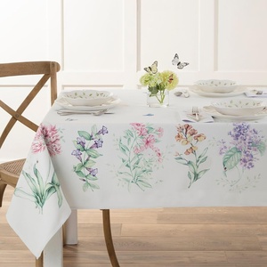 image:imageLenox Butterfly Meadow Damask Tablecloth Multicolor 52 W x 52 L84 x 60 Rectangular