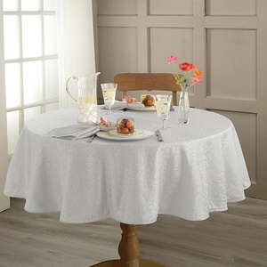 image:imageLenox Opal Innocence 60x102 Oblong Tablecloth IvoryPlatinum