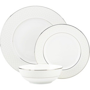 image:imageLenox Venetian Lace 3Piece Place Setting White