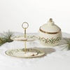 image:imageLenox 893490 Holiday 2Tiered Server Christmas DinnerwareCookie Jar  Ornament