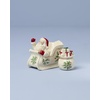 image:imageLenox 893490 Holiday 2Tiered Server Christmas DinnerwareFigural Salt  Pepper Set